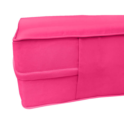 Model-2 Daybed Mattress Bolster Pillow Covers Piped Trim Twin-AD110