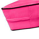 Model-2 Daybed Mattress Bolster Pillow Covers Contrast Trim Twin AD110