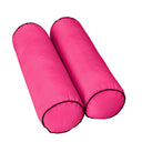 Model-2 Daybed Mattress Bolster Pillow Covers Contrast Trim Twin AD110