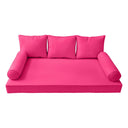 Model-3 Daybed Mattress Bolster Pillow Covers Pipe Trim Twin AD110