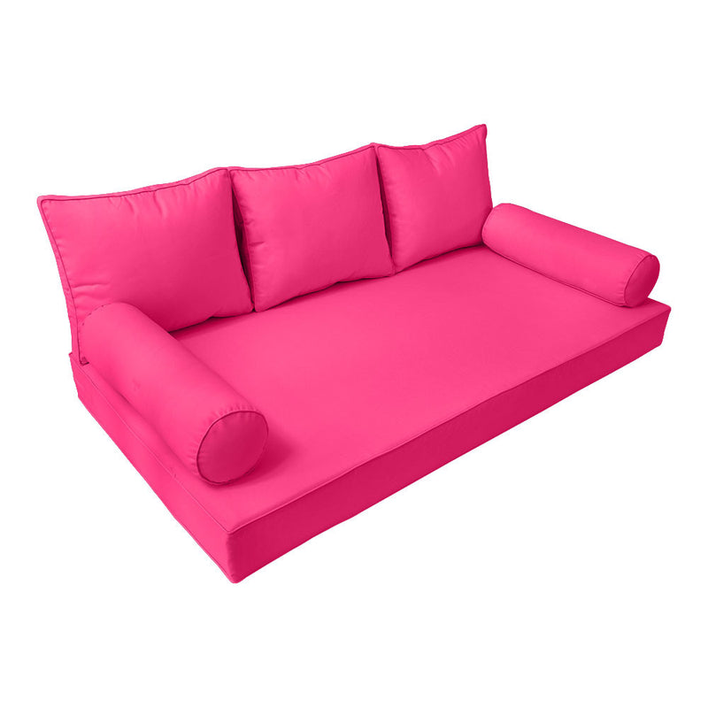 Model-3 Daybed Mattress Bolster Pillow Covers Pipe Trim Twin AD110