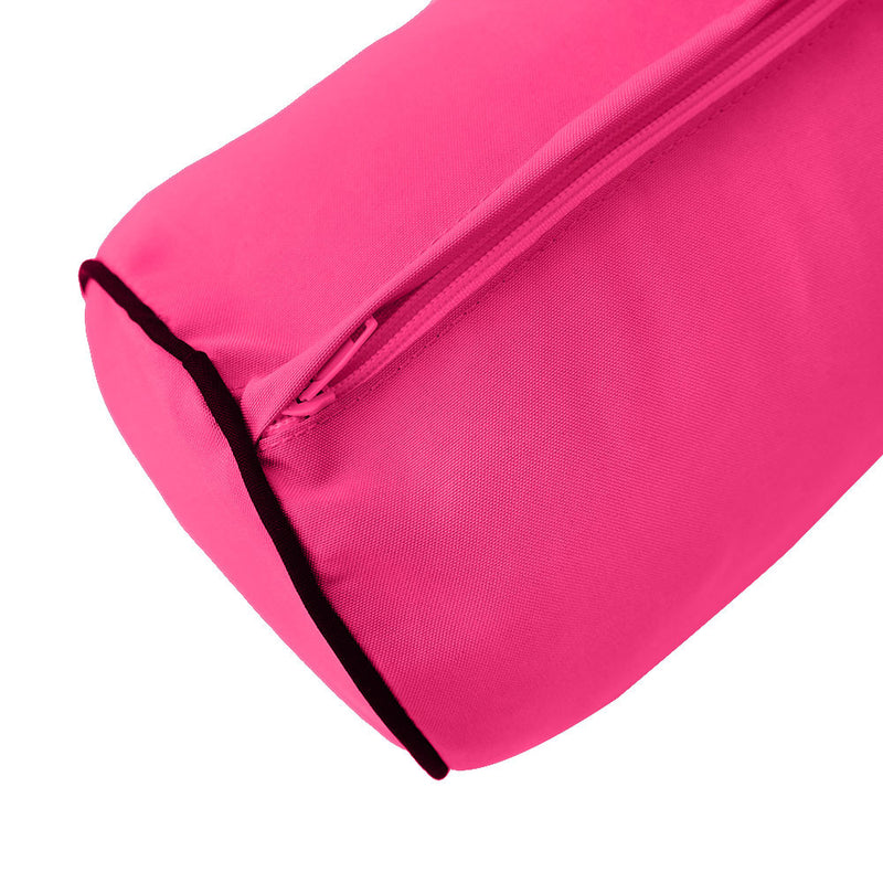 Model-3 Daybed Mattress Bolster Pillow Covers Contrast Trim Twin AD110