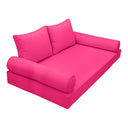 Model-1 5PC Pipe Daybed Mattress Cushion BolsterPillow Complete Set-Twin Size AD110