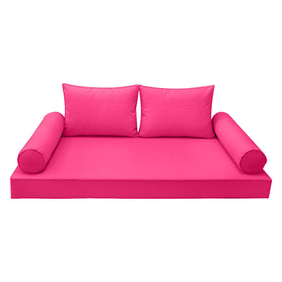 Model-1 5PC Pipe Daybed Mattress Cushion BolsterPillow Complete Set-Twin Size AD110