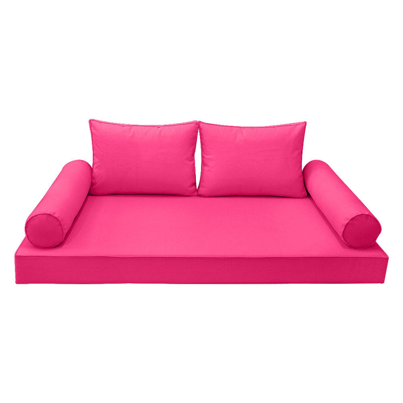 Model-1 5PC Pipe Daybed Mattress Cushion BolsterPillow Complete Set-Twin Size AD110