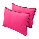 Model-1 5PC Contrast Pipe Daybed Mattress Cushion Complete Set-Twin Size AD110