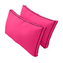 Model-2 5PC Contrast Pipe Daybed Mattress Cushion Complete Set-Twin Size AD110