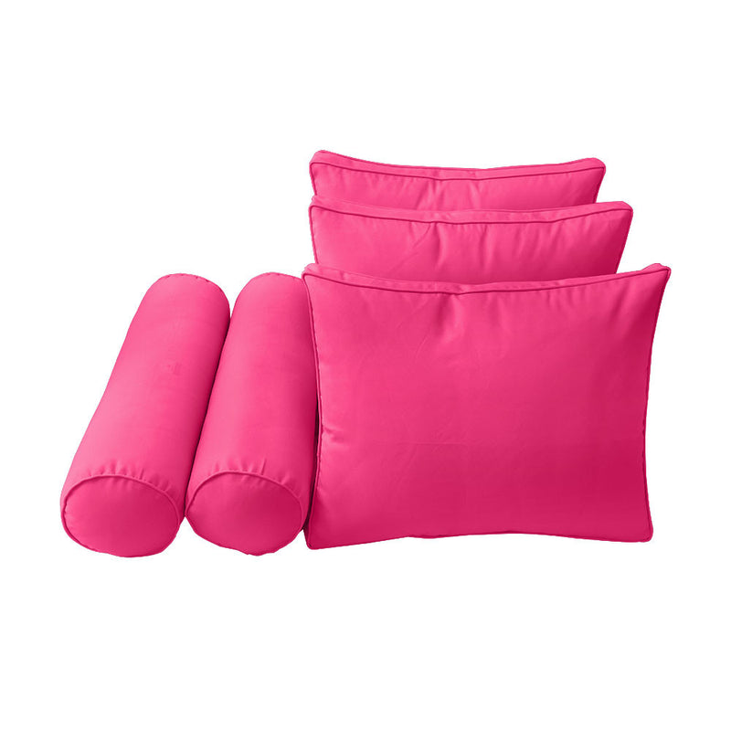 Model-3 AD110 Twin 6PC Pipe Daybed Mattress Cushion Bolster Pillow Complete Set