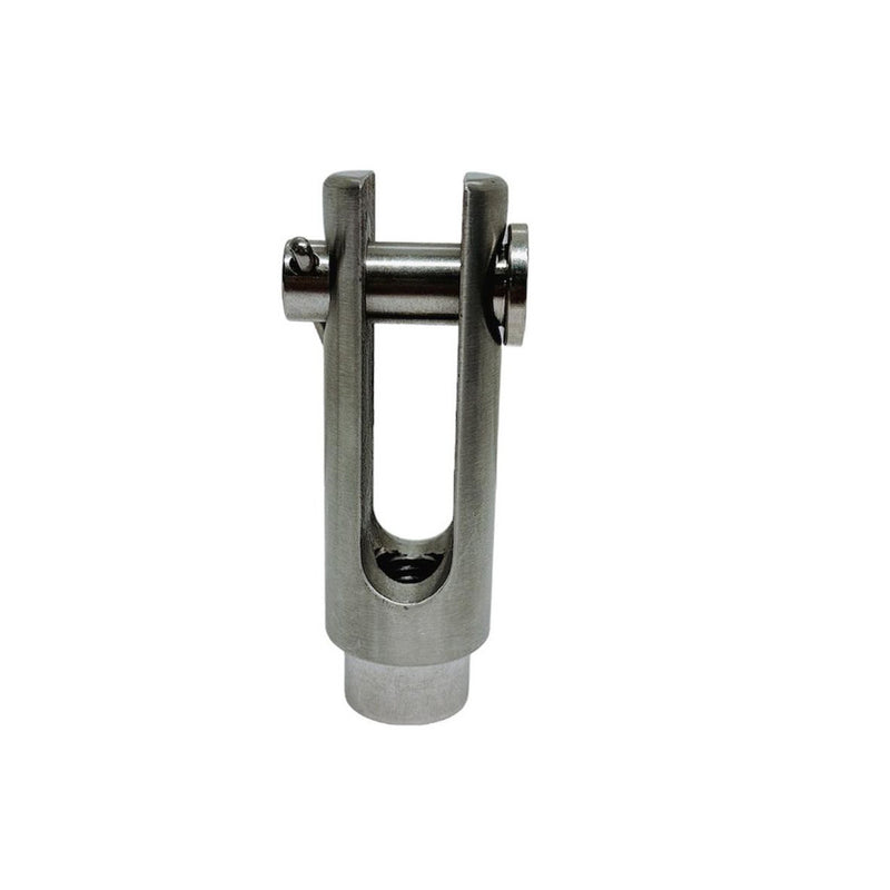 Left Handed Threaded Yoke End Stainless Steel T316