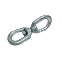 4 PCS 5/8" Eye & Eye Swivel for Marine Boats – Hot Dipped Galvanized Mooring Connector, 5,200 lbs WLL, Eye & Eye Swivel