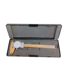 0-6" Stainless Hardened 4 Way Tin Coated Dial Caliper, 0.001" Grad. Shock Proof