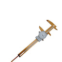 0-6" Stainless Hardened 4 Way Tin Coated Dial Caliper, 0.001" Grad. Shock Proof