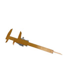 0-6" Stainless Hardened 4 Way Tin Coated Dial Caliper, 0.001" Grad. Shock Proof