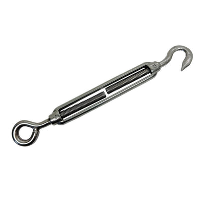 Stainless Steel 3/8" Hook Eye Turnbuckle 700 Lbs WLL Marine Boat Rigging Lift